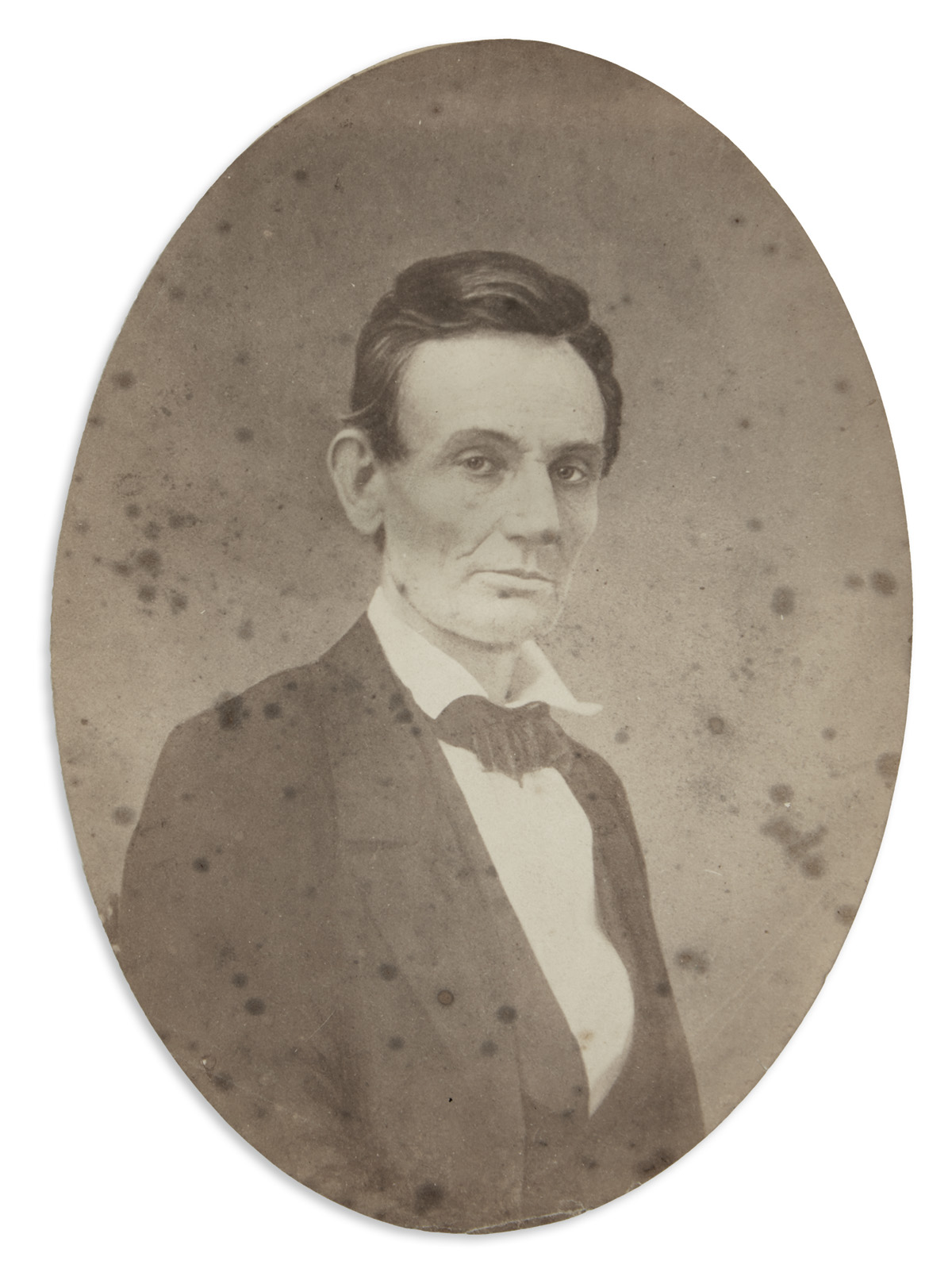 (LINCOLN, ABRAHAM.) Fassett, Samuel M. Early portrait of Lincoln from a few months before his presidential campaign.